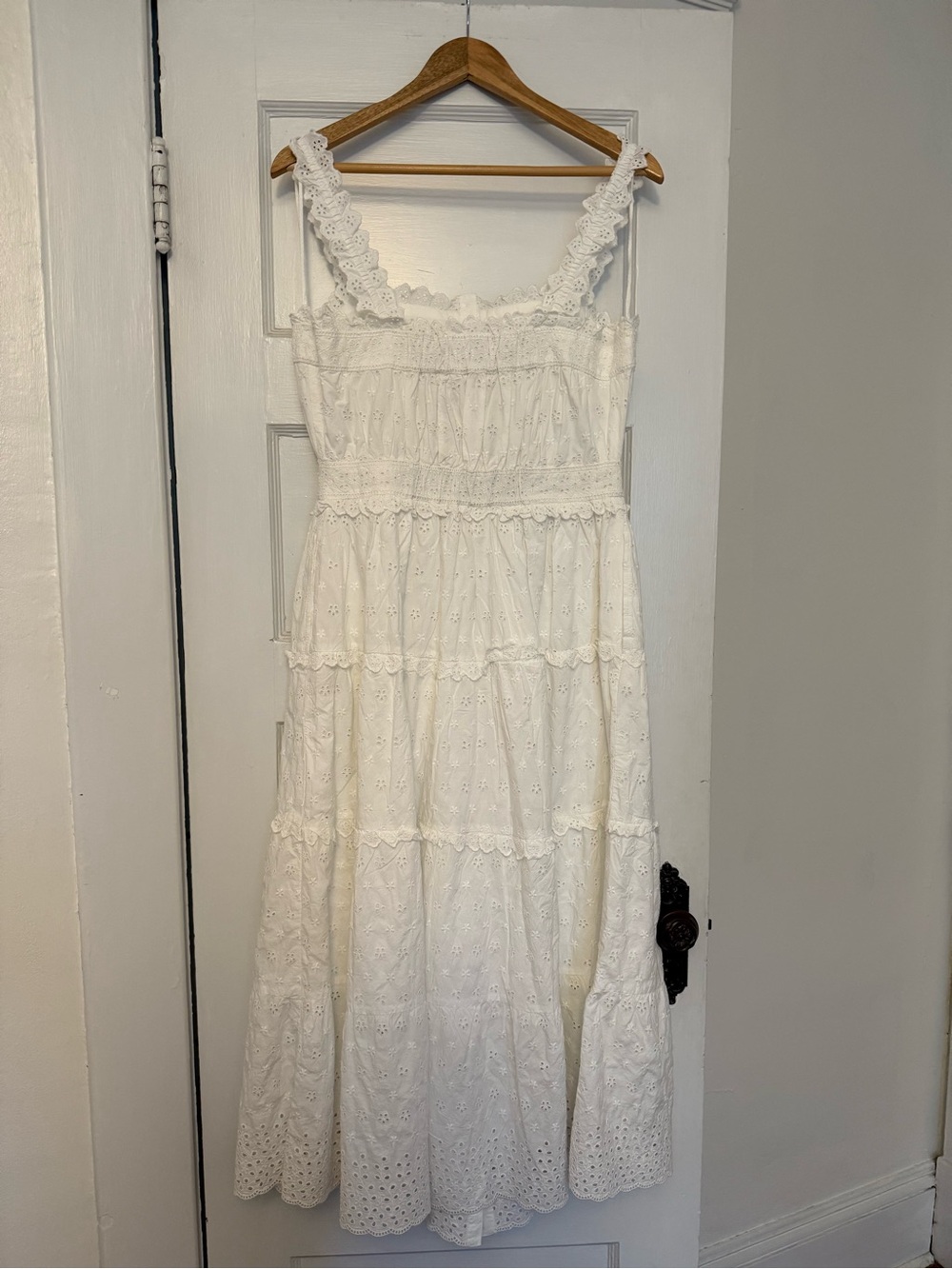 NWT Gap x DOEN Eyelet MIDI Dress M - Picture 2 of 4